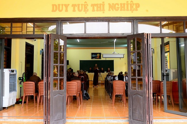 Quỹ đào tạo Tăng tài “Ngộ Chân Tử” cúng dường tại trường Trung cấp Phật học Quảng Nam