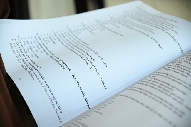 Cuộc thi tìm hiểu giáo lý dành cho Phật tử công quả nội tự