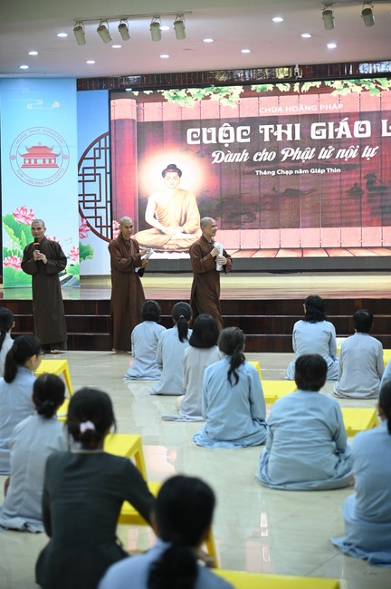 Cuộc thi tìm hiểu giáo lý dành cho Phật tử công quả nội tự