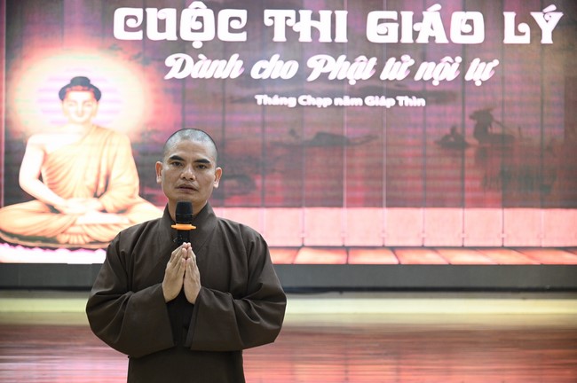 Cuộc thi tìm hiểu giáo lý dành cho Phật tử công quả nội tự