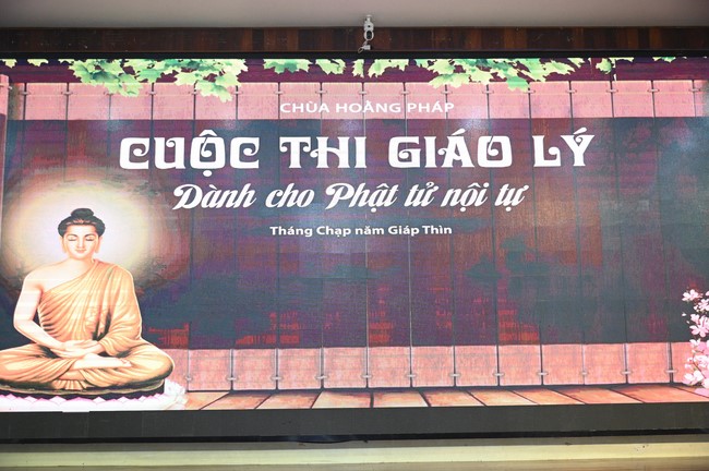 Cuộc thi tìm hiểu giáo lý dành cho Phật tử công quả nội tự