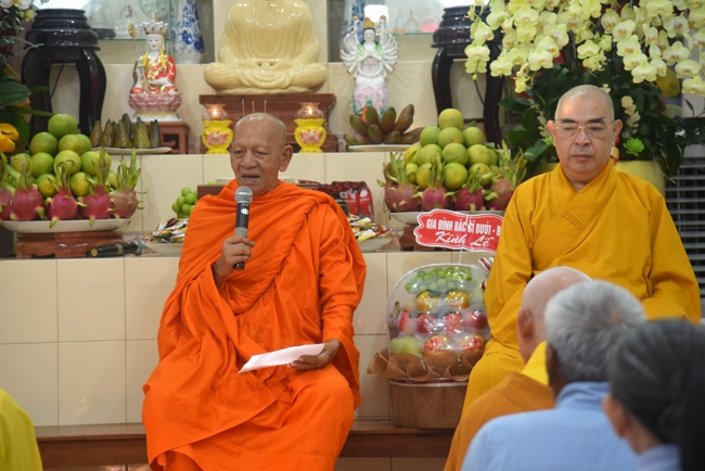 Death Anniversary of late Buddhist Dieu Nguyet at Minh Chat ashram