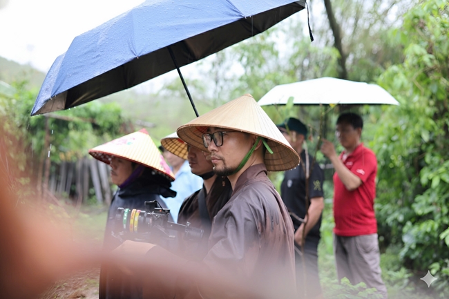 Disaster relief in Nghe An province in the pagoda's charity activities