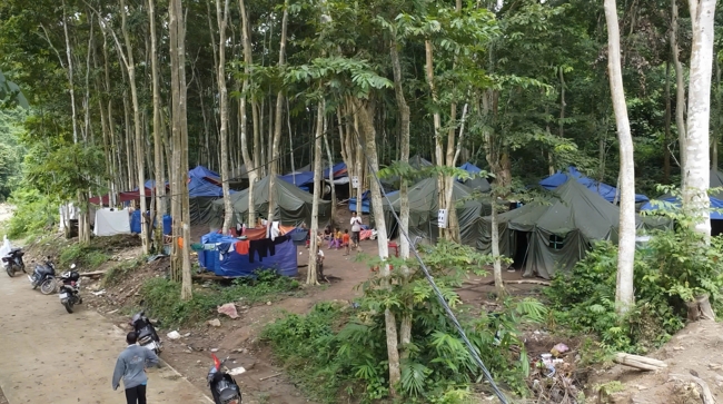 Disaster relief in Nghe An province in the pagoda's charity activities