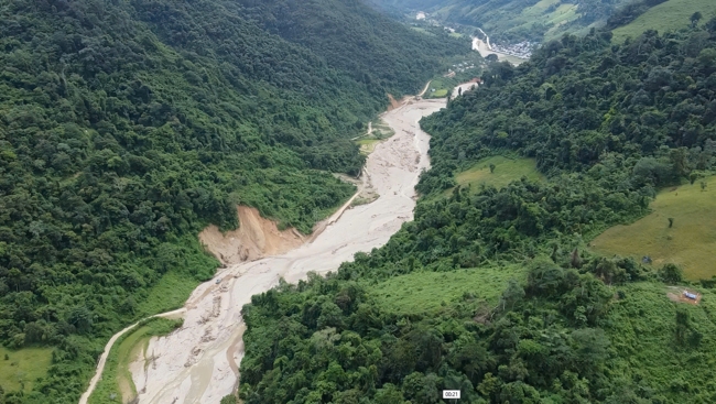 Disaster relief in Nghe An province in the pagoda's charity activities