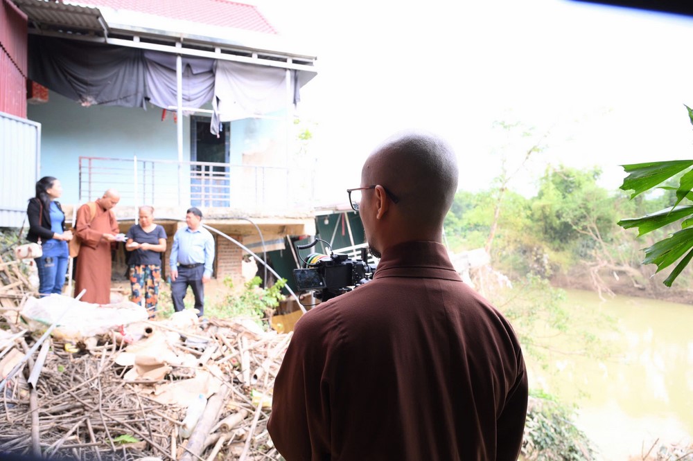 Disaster relief in Lang Son province in the pagoda's charity activities (Part 1)