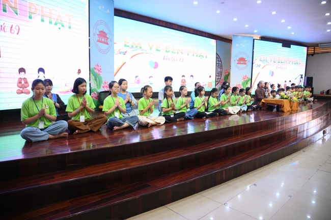 Khoá tu thiếu nhi “Em về bên Phật” Lần thứ 69