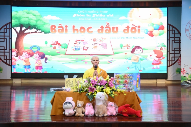 Khoá tu thiếu nhi “Em về bên Phật” Lần thứ 69