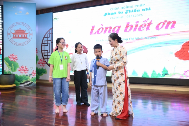 Khoá tu thiếu nhi “Em về bên Phật” Lần thứ 69