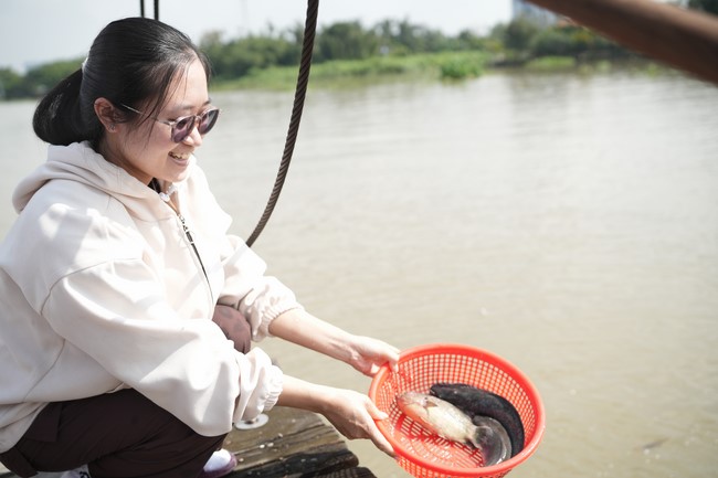 Freeing of creatures at Binh My ferry