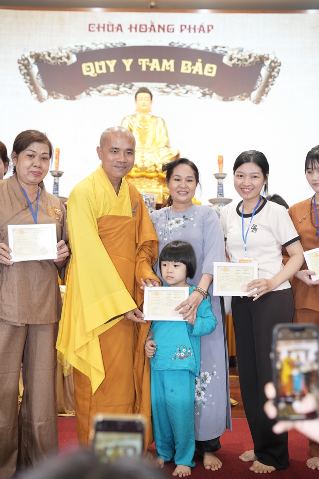 Lễ Quy y Tam Bảo – Lần 3/2025