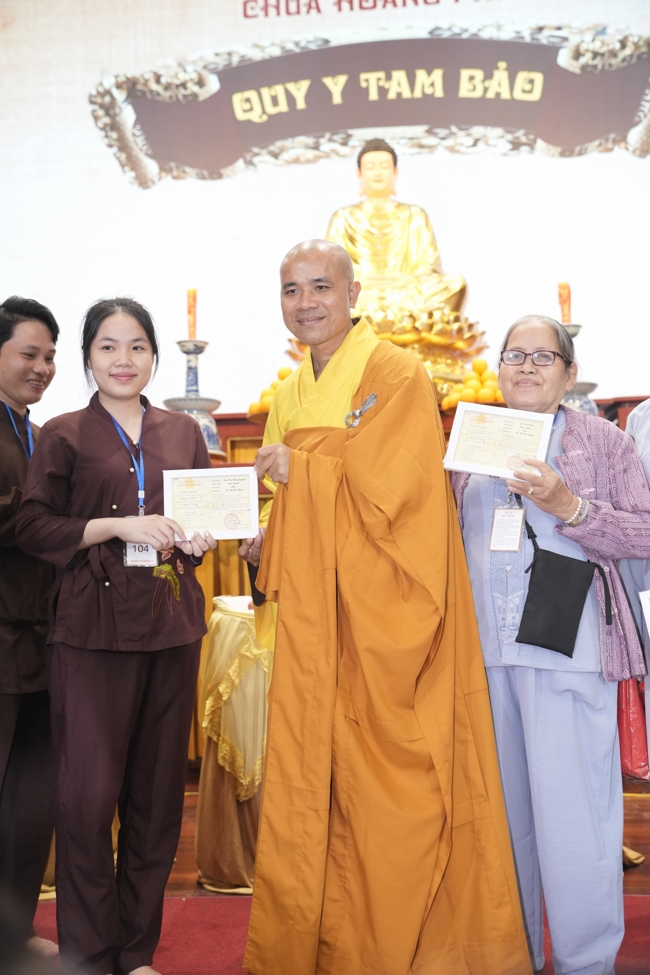 Lễ Quy y Tam Bảo – Lần 3/2025