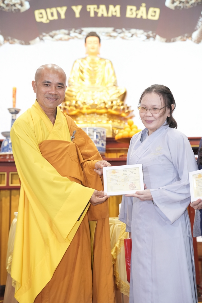 Lễ Quy y Tam Bảo – Lần 3/2025