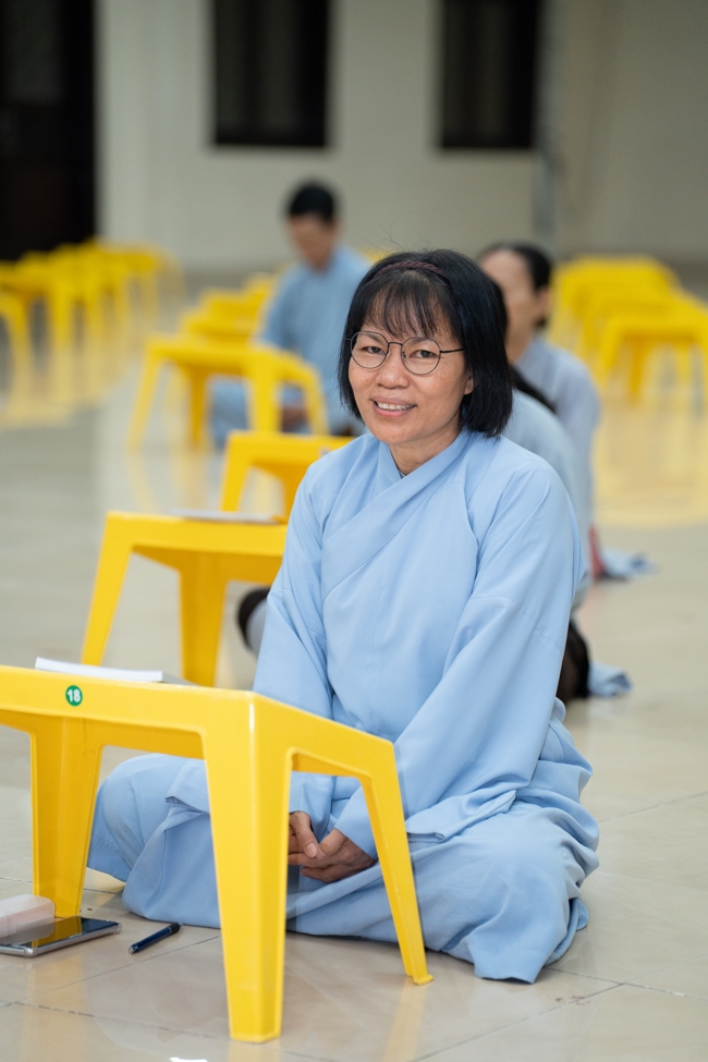 The contest to learn about the teachings for Buddhists at the pagoda
