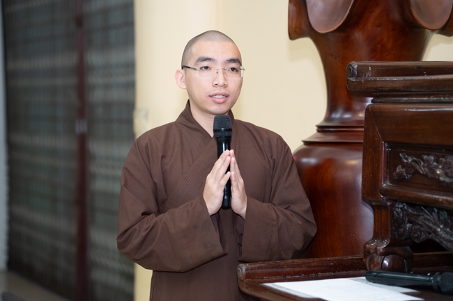 The contest to learn about the teachings for Buddhists at the pagoda