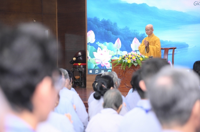 Pháp thoại “Năng lực của Chánh niệm” – Thượng toạ Thích Thiện Quý | Khóa tu Phật thất 107.