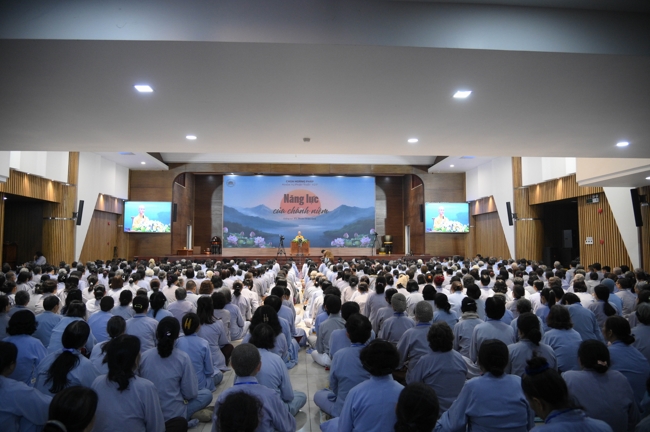 Pháp thoại “Năng lực của Chánh niệm” – Thượng toạ Thích Thiện Quý | Khóa tu Phật thất 107.