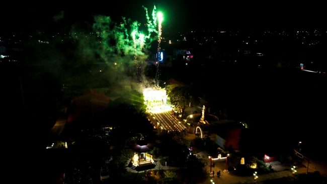 Chùa Đống Cao – Thanh Hóa: Lễ Hoa đăng mừng ngày khánh đản Đức Phật A Di Đà và đón năm mới 2026