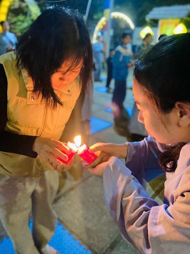 Chùa Đống Cao – Thanh Hóa: Lễ Hoa đăng mừng ngày khánh đản Đức Phật A Di Đà và đón năm mới 2026