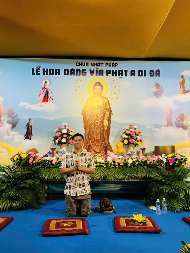 Chùa Nhất Pháp - Đồng Nai: Lễ Hoa đăng vía Đức Phật A Di Đà