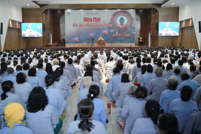 Pháp thoại Niệm Phật bền lâu không gián đoạn - TT. Thích Pháp Đăng | Khoá tu Phật thất 107.