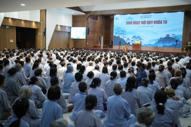 Khai khóa Khóa Tu Phật Thất – lần 107