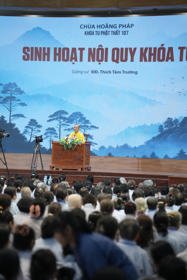 Khai khóa Khóa Tu Phật Thất – lần 107