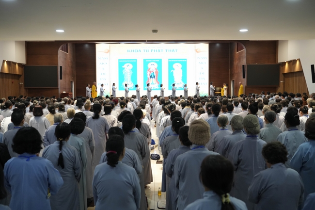 Khai khóa Khóa Tu Phật Thất – lần 107