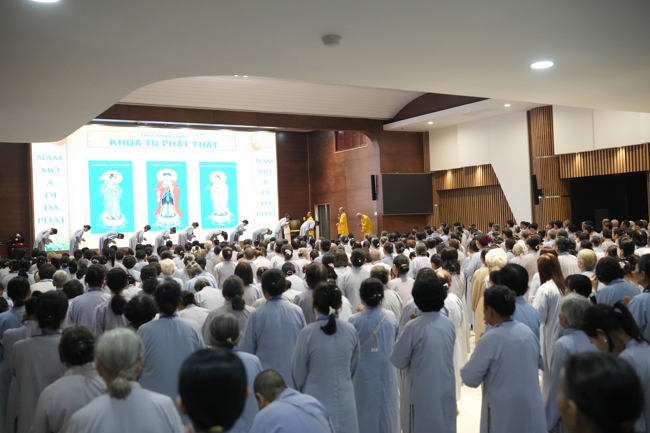 Khai khóa Khóa Tu Phật Thất – lần 107