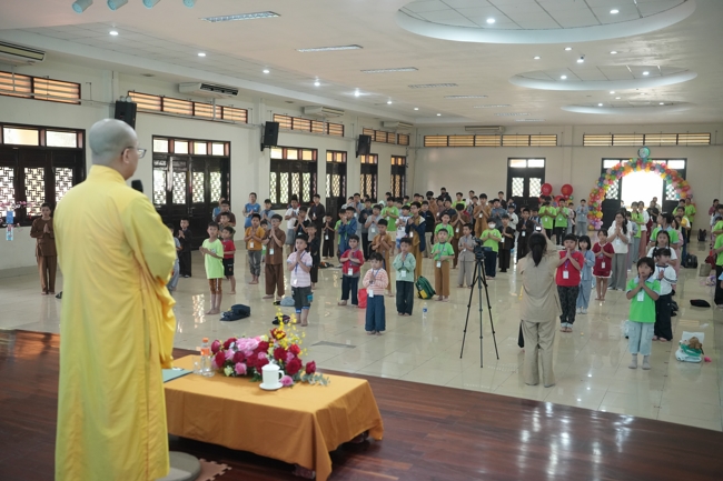 Khoá tu thiếu nhi “Em về bên Phật” Lần thứ 71