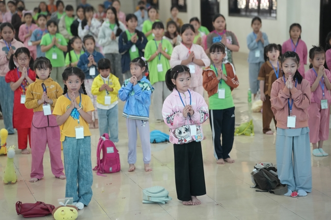 Khoá tu thiếu nhi “Em về bên Phật” Lần thứ 71