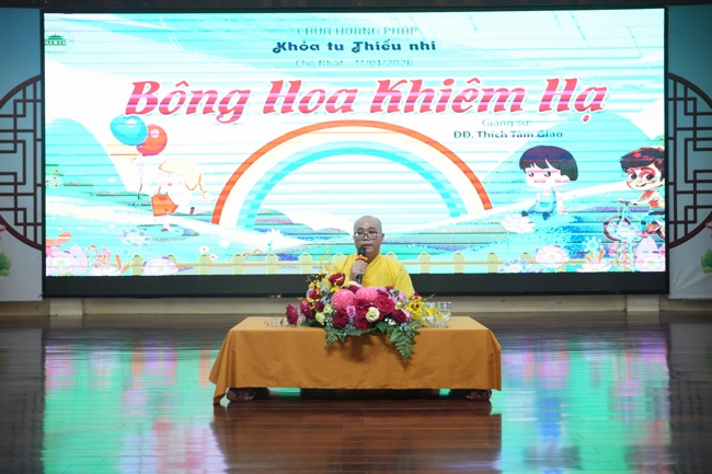 Khoá tu thiếu nhi “Em về bên Phật” Lần thứ 71