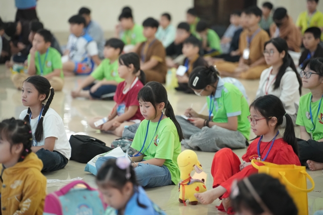 Khoá tu thiếu nhi “Em về bên Phật” Lần thứ 71