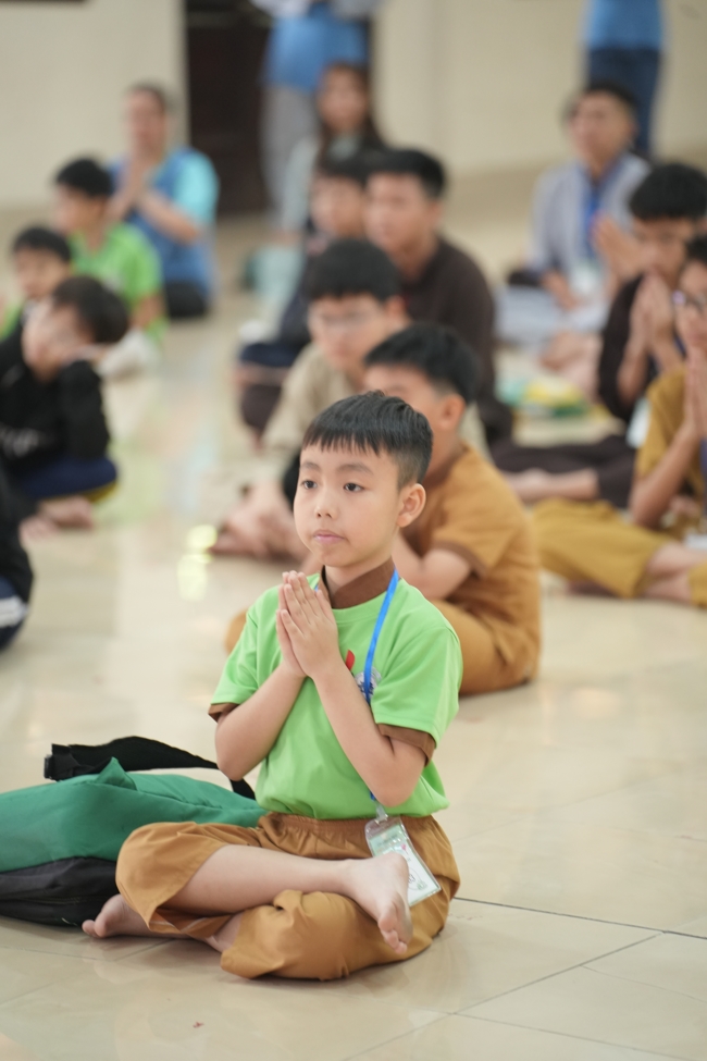 Khoá tu thiếu nhi “Em về bên Phật” Lần thứ 71