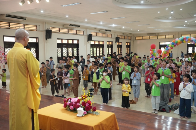 Khoá tu thiếu nhi “Em về bên Phật” Lần thứ 71