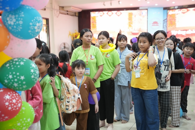 Khoá tu thiếu nhi “Em về bên Phật” Lần thứ 71