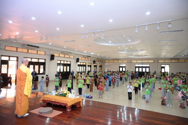 Khoá tu thiếu nhi “Em về bên Phật” Lần thứ 70