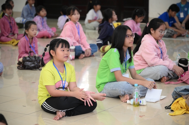 Khoá tu thiếu nhi “Em về bên Phật” Lần thứ 70