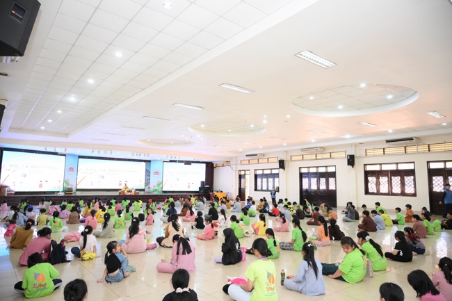 Khoá tu thiếu nhi “Em về bên Phật” Lần thứ 70