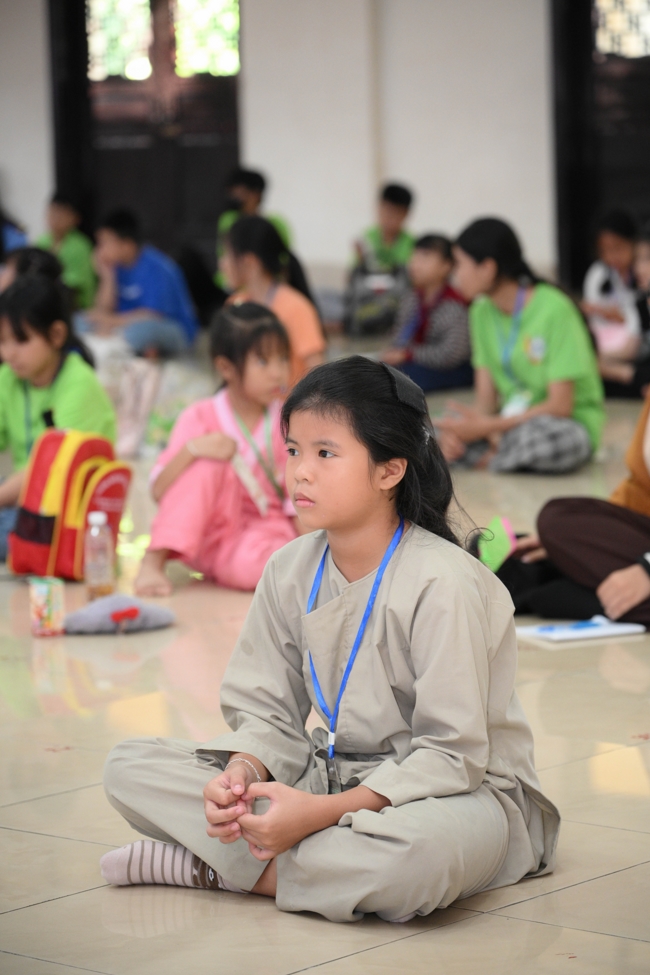 Khoá tu thiếu nhi “Em về bên Phật” Lần thứ 70