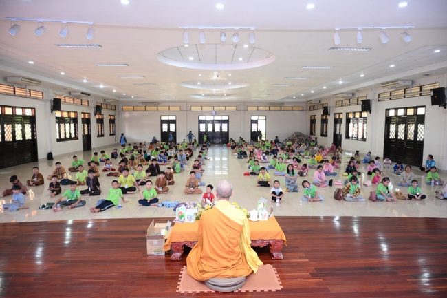 Khoá tu thiếu nhi “Em về bên Phật” Lần thứ 70