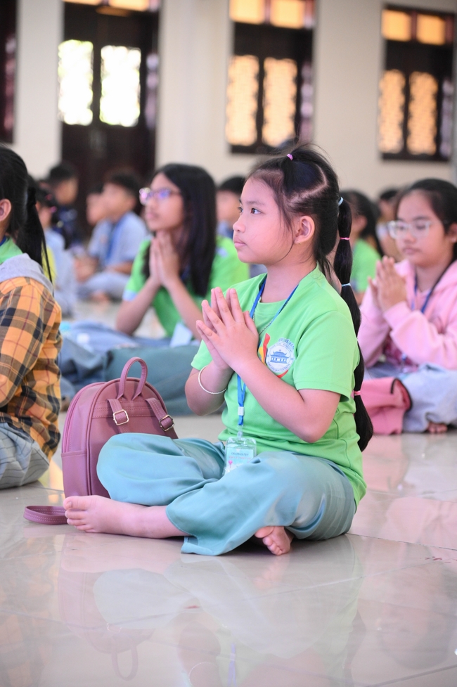 Khoá tu thiếu nhi “Em về bên Phật” Lần thứ 70