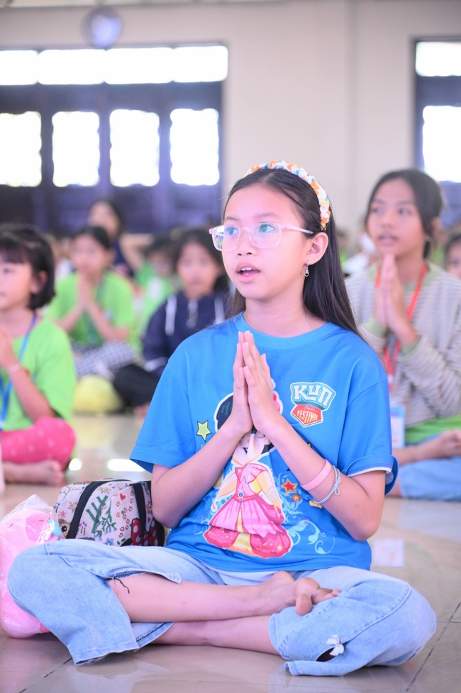 Khoá tu thiếu nhi “Em về bên Phật” Lần thứ 70