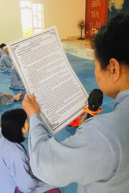 Chùa Đống Cao – Thanh Hoá: Khoá tu niệm Phật một ngày đầu năm