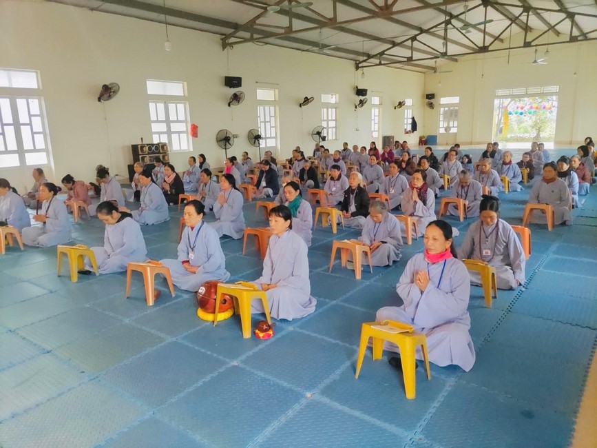 Chùa Đống Cao – Thanh Hoá: Khoá tu niệm Phật một ngày đầu năm