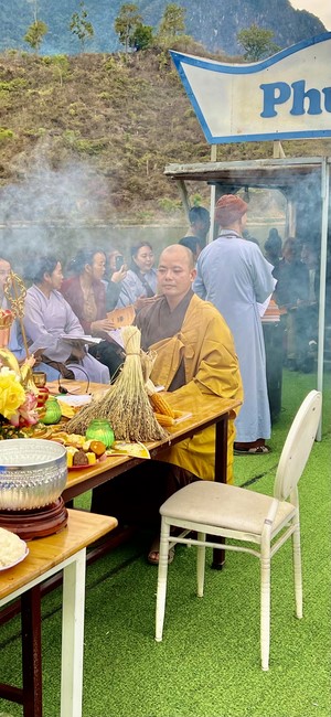 Chùa Hoà Phúc – Hà Nội: Lễ Cầu an trên lòng hồ thuỷ điện Sông Đà