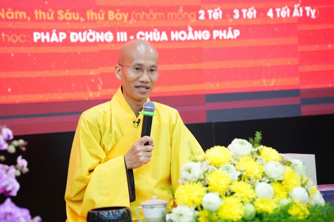 Lớp “Phật Pháp Ứng Dụng Hoằng Pháp”: Tu học giáo lí  3 ngày đầu xuân Ất Tỵ 2025