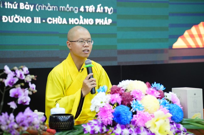 Lớp “Phật Pháp Ứng Dụng Hoằng Pháp”: Tu học giáo lí  3 ngày đầu xuân Ất Tỵ 2025