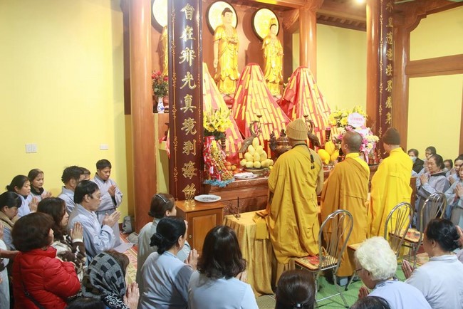 Chùa Tiêu Dao: Lễ an vị tượng Tam Tổ Trúc Lâm