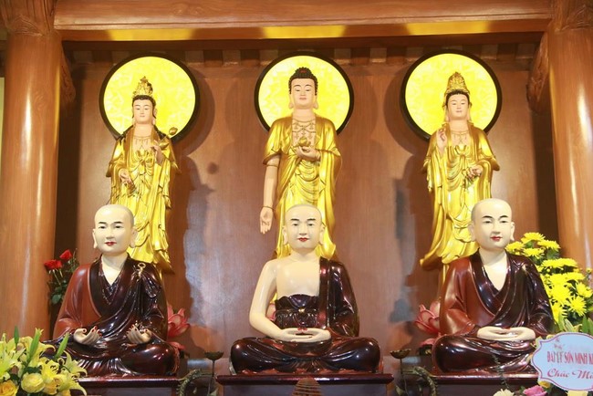 Chùa Tiêu Dao: Lễ an vị tượng Tam Tổ Trúc Lâm